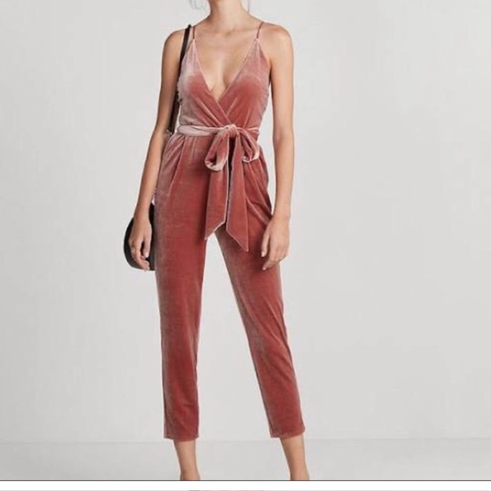 Express Velvet Jumpsuit